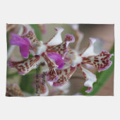 Linge De Cuisine Orchidée de Vanda (Horizontal)