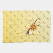 Linge De Cuisine Orchidée vanille et haricot vanille (Horizontal)