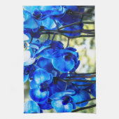 Linge De Cuisine Orchidées bleues (Vertical)