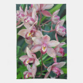 Linge De Cuisine Orchidées de papillons roses (Vertical)