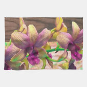 Linge De Cuisine Orchidées en floraison (Horizontal)