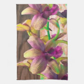 Linge De Cuisine Orchidées en floraison (Vertical)