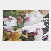 Linge De Cuisine Orchidées et fer (Horizontal)