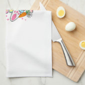 Linge De Cuisine Oreilles de lapin de Pâques Nana Coquette Bow Lapi (Quart Plié)