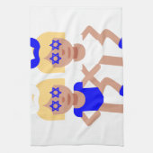 Linge De Cuisine oreilles de lapin hanoukka (Vertical)