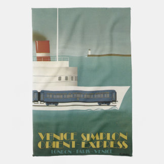 Linge De Cuisine Orient Express Train Ferry Art Déco