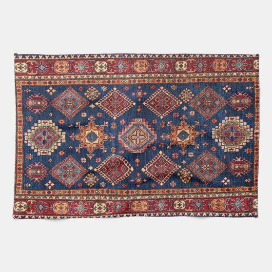 Linge De Cuisine Oriental Antique Turkis Motif de tapis (Horizontal)