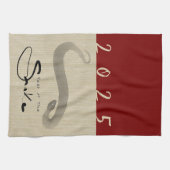 Linge De Cuisine Original chinois Snake Année 2025 choisir la coule (Horizontal)