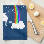 Linge De Cuisine Origine de licorne (Quart Plié)