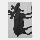 Linge De Cuisine Orignaux sur le lâche (Vertical)