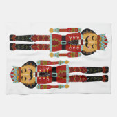 Linge De Cuisine Orneleurs de Noël sur le Arrière - plan blanc (Horizontal)