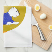 Linge De Cuisine Ornement de Noël Westie (Quart Plié)