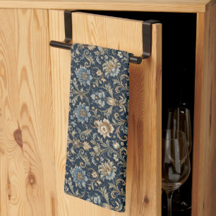 Linge De Cuisine Ornementation florale de luxe décorative