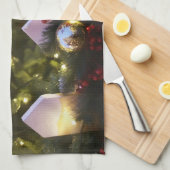 Linge De Cuisine Ornements de Noël (Quart Plié)