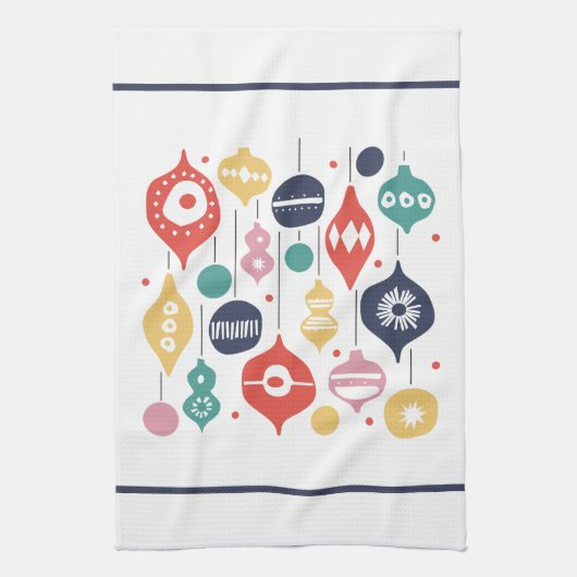 Linge De Cuisine Ornements rétro (Vertical)