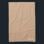 Linge De Cuisine Oryx brown beige color name<br><div class="desc">Oryx brown beige color name</div>