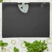 Linge De Cuisine Os de poisson gris cendré (Plié)