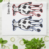 Linge De Cuisine Oser être des vaches différentes (Plié)