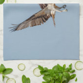 Linge De Cuisine Osprey juvénile en vol (Plié)