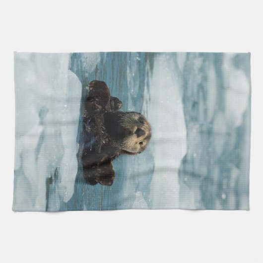 Linge De Cuisine Otter flottante (Horizontal)