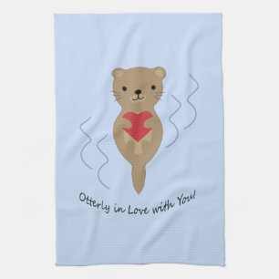 Linge De Cuisine Otterly à Love with You Otter