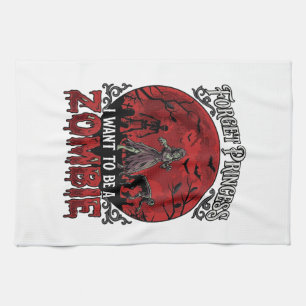 Linge De Cuisine Oublier Princesse Zombie Lune de Sang Cimetière Ch