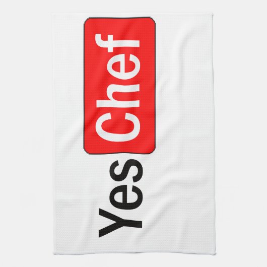 Linge De Cuisine Oui chef (Vertical)