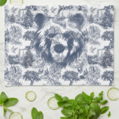 Linge De Cuisine Ours de Toile Bleue - Faune à la maison (Plié)