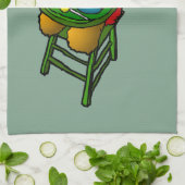 Linge De Cuisine Ours en peluche de Noël (Plié)