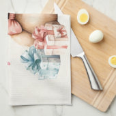 Linge De Cuisine Ours en peluche mignonne avec cadeaux de Noël (Quart Plié)