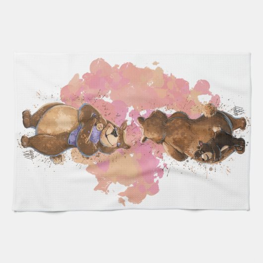 Linge De Cuisine Ours Grand Mama (Horizontal)