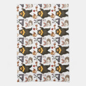 Linge De Cuisine Ours Heureux Et Amis (Vertical)