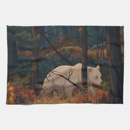LINGE DE CUISINE OURS MAJESTUEUX (Horizontal)