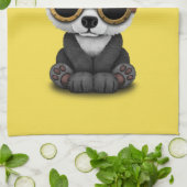 Linge De Cuisine Ours panda CUB mignon de bébé de Steampunk (Plié)