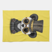 Linge De Cuisine Ours panda CUB mignon de bébé de Steampunk (Horizontal)