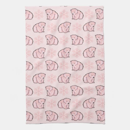 Linge De Cuisine Ours polaire (Vertical)