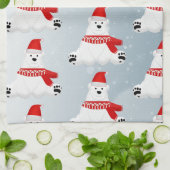 Linge De Cuisine Ours polaire (Plié)