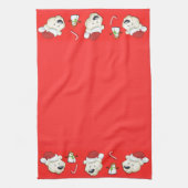 Linge De Cuisine Ours polaire de Noël (Vertical)