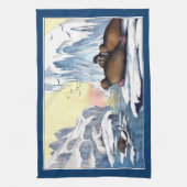 Linge De Cuisine Ours Polaires, Walrus Et Phoques (Vertical)