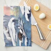 Linge De Cuisine Ours Polaires, Walrus Et Phoques (Quart Plié)