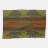 Linge De Cuisine Ours rustiques (Horizontal)