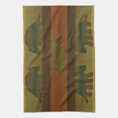 Linge De Cuisine Ours rustiques (Vertical)