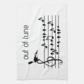 Linge De Cuisine Out of Tune, toucan rejoignant les oiseaux chanteu (Vertical)