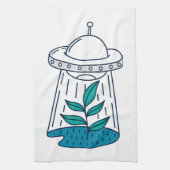 Linge De Cuisine OVNI Aliens (Vertical)