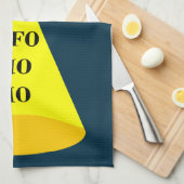 Linge De Cuisine OVNI de Noël Ho Ho Alien soucoupe volante (Quart Plié)