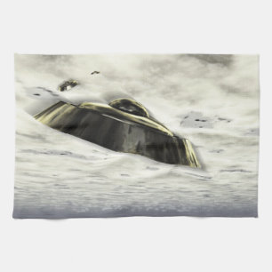 Linge De Cuisine OVNI en vol