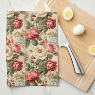Linge De Cuisine Page Journal du Rose vintage