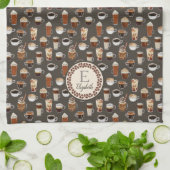 Linge De Cuisine Pain de café au café monogramme (Plié)