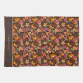 Linge De Cuisine Pain d'épices Citrus épices Noël Ajouter Nom de fa (Horizontal)