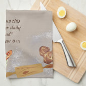 Linge De Cuisine Pain Faisant Grand Tout Sur L'Imprimé Tablier (Quart Plié)